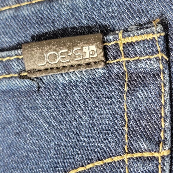 Joes Jeans Eden Relaxed Crop Straight Leg High Rise Raw Hem 26X30 - Picture 9 of 14